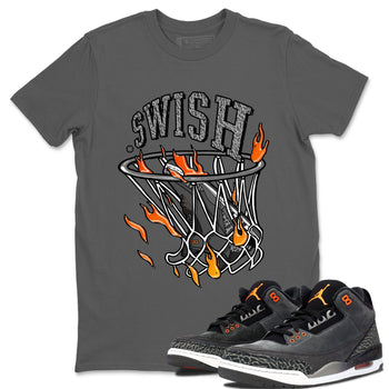 Air Jordan 3 Retro Fear shirt to match jordans Basketball Hoop sneaker tees Air Jordan 3 Fear SNRT Sneaker Release Tees Unisex Cool Grey 1 T-Shirt