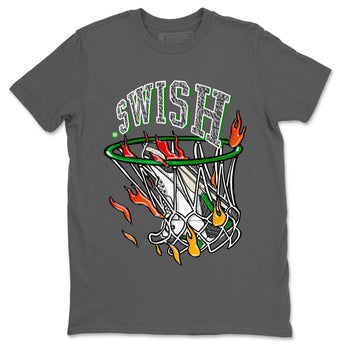 Air Jordan 3 Lucky Green Sneaker Match Tees Basketball Hoop Sneaker Tees 3s Lucky Green Tees Unisex Shirts Cool Grey 2