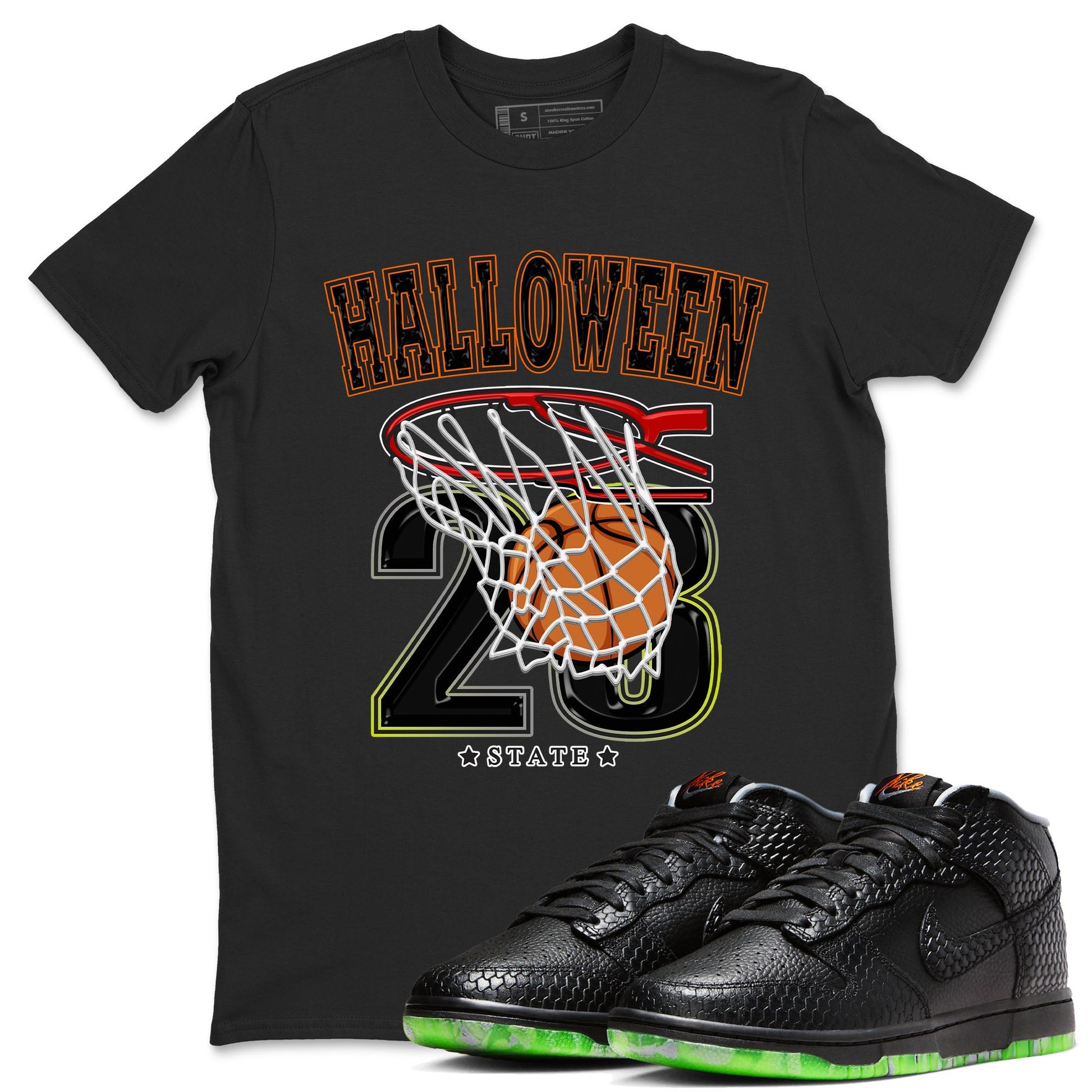 Nike Dunk Mid Premium shirt to match jordans Basketball sneaker tees Nike Dunk Mid Halloween SNRT Sneaker Tees Sneaker Matching Clothing Brand Unisex Sneaker Tee Black 1 T-Shirt
