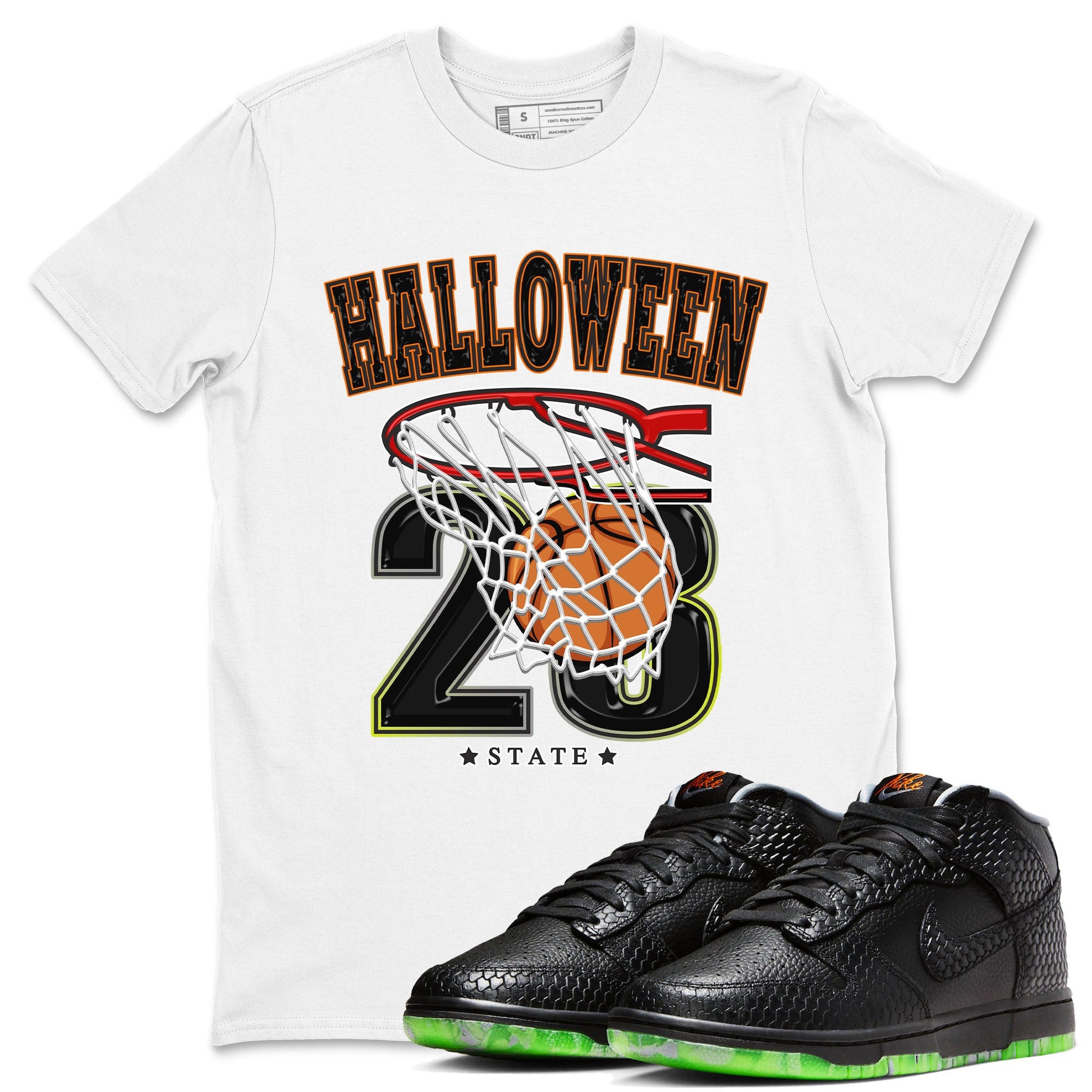 Nike Dunk Mid Premium shirt to match jordans Basketball sneaker tees Nike Dunk Mid Halloween SNRT Sneaker Tees Sneaker Matching Clothing Brand Unisex Sneaker Tee White 1 T-Shirt