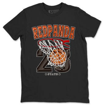 Nike Low Dunk Red Panda shirt to match jordans Basketball sneaker tees Nike Dunk Red Panda SNRT Sneaker Tees Unisex Streetwear Clothing Black 2 T-Shirt