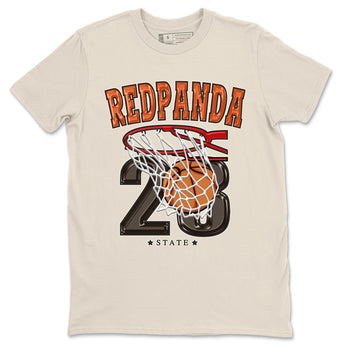 Nike Low Dunk Red Panda shirt to match jordans Basketball sneaker tees Nike Dunk Red Panda SNRT Sneaker Tees Unisex Streetwear Clothing Natural 2 T-Shirt