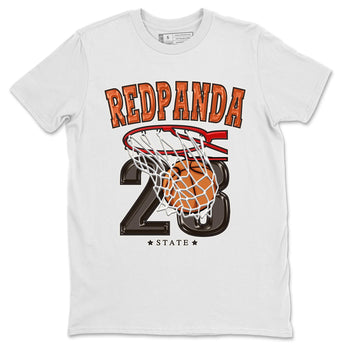 Nike Low Dunk Red Panda shirt to match jordans Basketball sneaker tees Nike Dunk Red Panda SNRT Sneaker Tees Unisex Streetwear Clothing White 2 T-Shirt