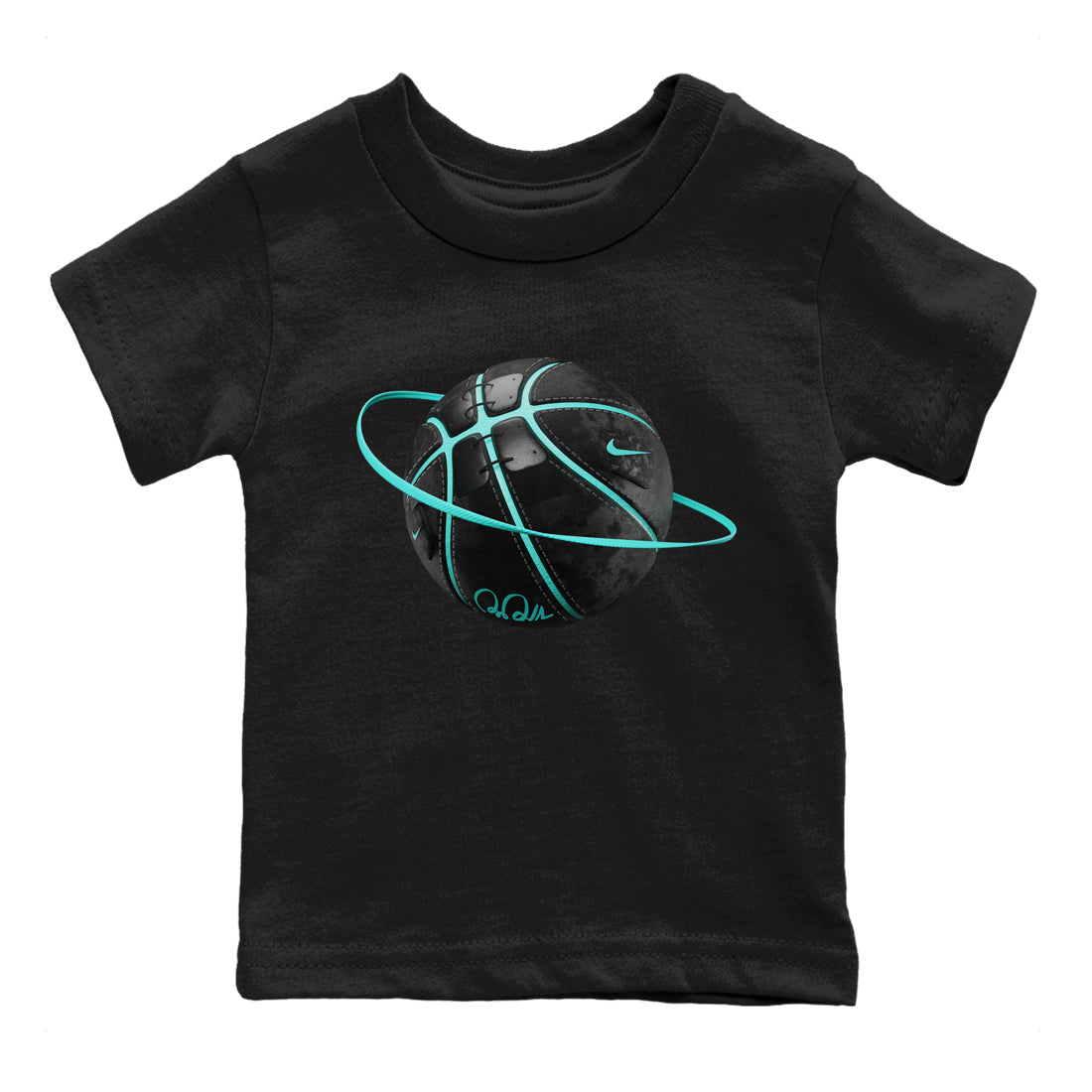 Air Force 1 Tiffany Sneaker Match Tees Basketball planet Sneaker Tees Nike Tiffany AF1Sneaker Release Tees Kids Shirts Black 2