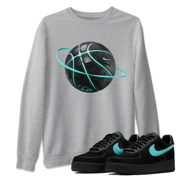 Air Force 1 Tiffany Sneaker Match Tees Basketball planet Sneaker Tees Nike Tiffany AF1Sneaker Release Tees Unisex Shirts Heather Grey 1