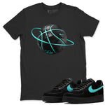 Air Force 1 Tiffany Sneaker Match Tees Basketball planet Sneaker Tees Nike Tiffany AF1Sneaker Release Tees Unisex Shirts Black 1