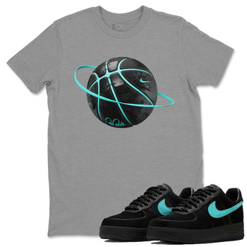 Air Force 1 Tiffany Basketball planet Crew Neck Sneaker Tees Nike Tiffany AF1Sneaker T-Shirts Size Chart