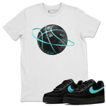 Air Force 1 Tiffany Sneaker Match Tees Basketball planet Sneaker Tees Nike Tiffany AF1Sneaker Release Tees Unisex Shirts White 1