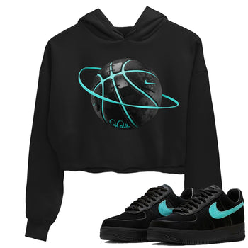Air Force 1 Tiffany Sneaker Match Tees Basketball planet Sneaker Tees Nike Tiffany AF1Sneaker Release Tees Women's Shirts Black 1
