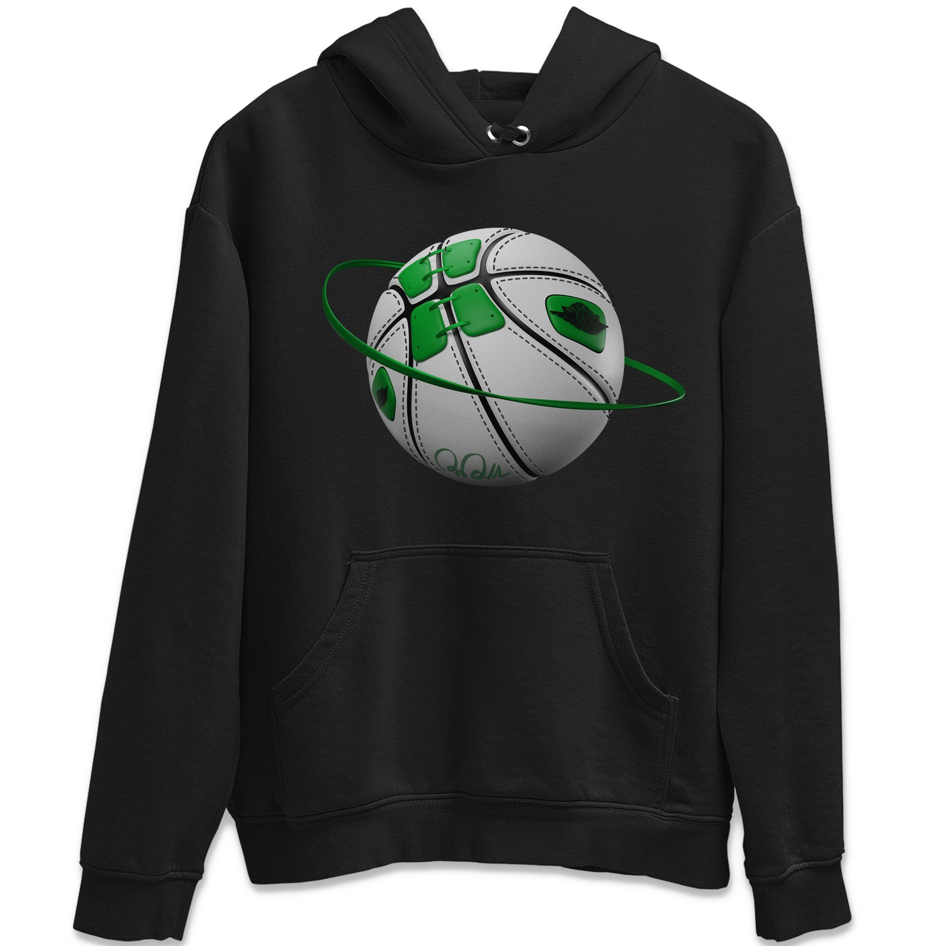Air Jordan 1 Celtics Sneaker Match Tees Basketball Planet Sneaker Tees AJ1 High OG Lucky Green Sneaker Release Tees Unisex Shirts Black 2