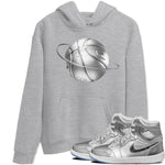 Air Jordan 1 Gift Giving shirt to match jordans Basketball Planet sneaker tees AJ1 Gift Giving SNRT Sneaker Release Tees Unisex Heather Grey 1 T-Shirt