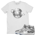 Air Jordan 1 Gift Giving shirt to match jordans Basketball Planet sneaker tees AJ1 Gift Giving SNRT Sneaker Release Tees Unisex White 1 T-Shirt