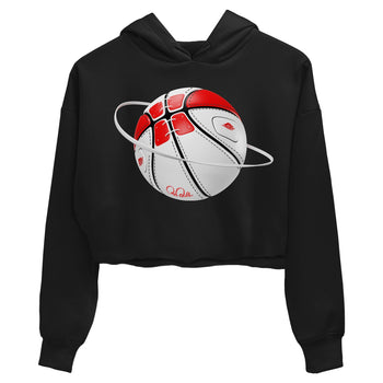 Jordan 1 Low University Red shirt to match jordans Basketball Planet sneakertees AJ1 Low University Red SNRT Sneaker Release Tees Black 2 Crop T-Shirt