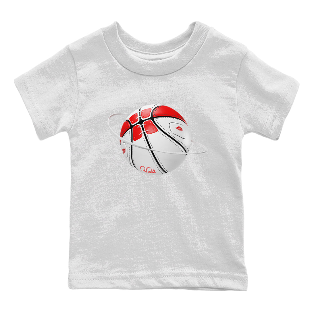 Jordan 1 Low University Red shirt to match jordans Basketball Planet sneakertees AJ1 Low University Red SNRT Sneaker Release Tees Baby Toddler White 2 T-Shirt
