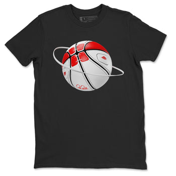 Jordan 1 Low University Red shirt to match jordans Basketball Planet sneakertees AJ1 Low University Red SNRT Sneaker Release Tees Unisex Black 2 T-Shirt