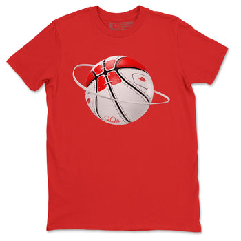 Jordan 1 Low University Red shirt to match jordans Basketball Planet sneakertees AJ1 Low University Red SNRT Sneaker Release Tees Unisex Red 2 T-Shirt