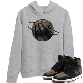 Air Jordan 1 Palomino shirt to match jordans Basketball Planet sneaker tees AJ1 High Palomino SNRT Sneaker Release Tees Unisex Heather Grey 1 T-Shirt