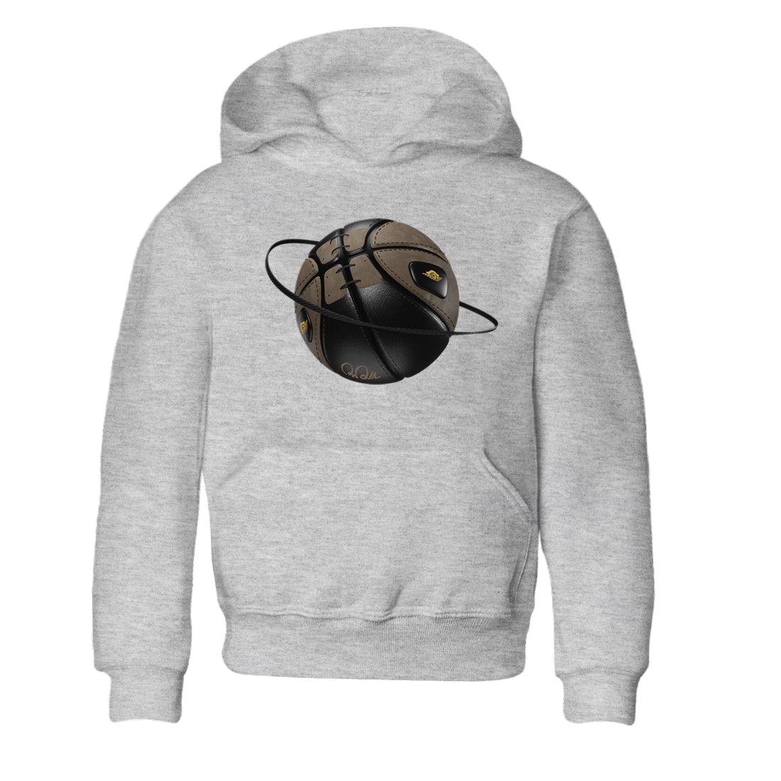 Air Jordan 1 Palomino shirt to match jordans Basketball Planet sneaker tees AJ1 High Palomino SNRT Sneaker Release Tees Baby Toddler Heather Grey 2 T-Shirt