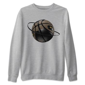 Air Jordan 1 Palomino shirt to match jordans Basketball Planet sneaker tees AJ1 High Palomino SNRT Sneaker Release Tees Unisex Heather Grey 2 T-Shirt