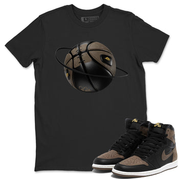 Air Jordan 1 Palomino shirt to match jordans Basketball Planet sneaker tees AJ1 High Palomino SNRT Sneaker Release Tees Unisex Black 1 T-Shirt