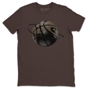 Air Jordan 1 Palomino shirt to match jordans Basketball Planet sneaker tees AJ1 High Palomino SNRT Sneaker Release Tees Unisex Dark Chocolate 2 T-Shirt