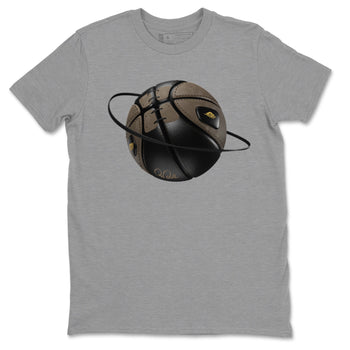 Air Jordan 1 Palomino shirt to match jordans Basketball Planet sneaker tees AJ1 High Palomino SNRT Sneaker Release Tees Unisex Heather Grey 2 T-Shirt