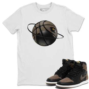 Air Jordan 1 Palomino shirt to match jordans Basketball Planet sneaker tees AJ1 High Palomino SNRT Sneaker Release Tees Unisex White 1 T-Shirt