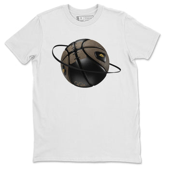 Air Jordan 1 Palomino shirt to match jordans Basketball Planet sneaker tees AJ1 High Palomino SNRT Sneaker Release Tees Unisex White 2 T-Shirt