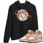 Air Jordan 1 Praline shirt to match jordans Basketball Planet sneaker tees AJ1Praline SNRT Sneaker Release Tees Unisex Black 1 T-Shirt