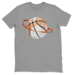Air Jordan 1 Praline shirt to match jordans Basketball Planet sneaker tees AJ1Praline SNRT Sneaker Release Tees Unisex Heather Grey 2 T-Shirt