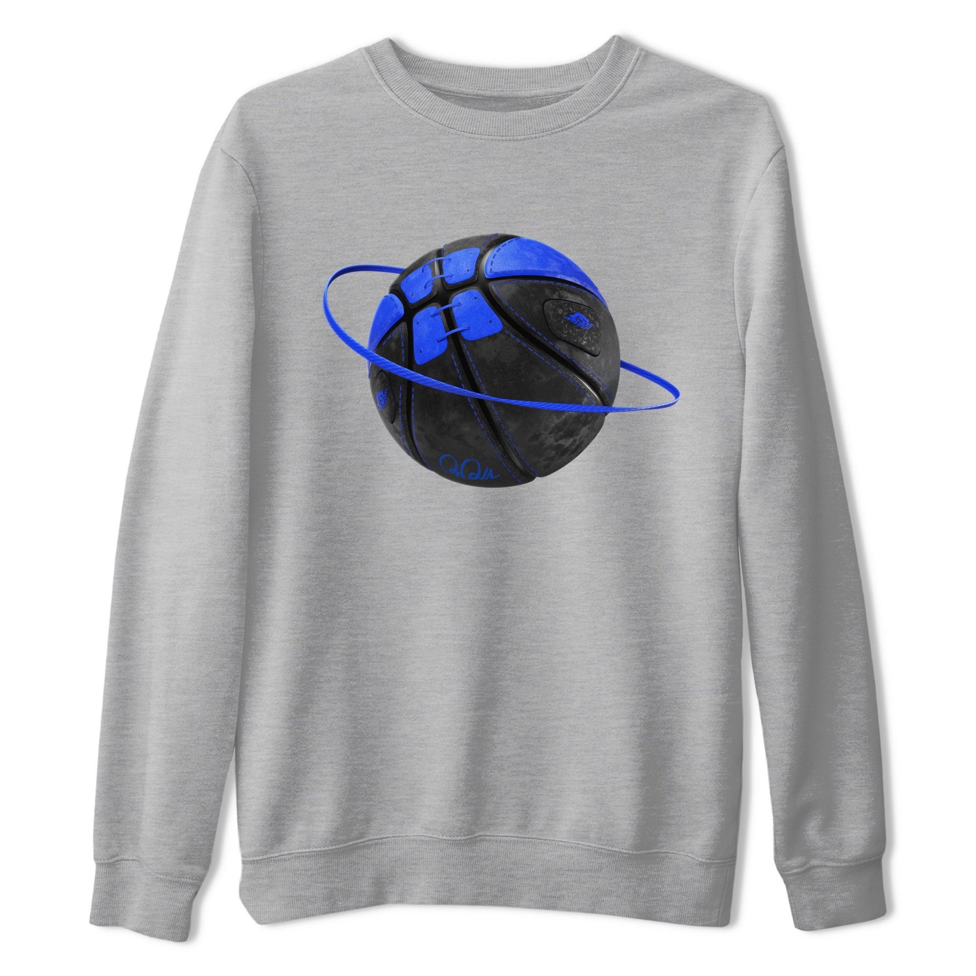 Air Jordan 1 Royal Reimagined shirt to match jordans Basketball Planet sneaker tees AJ1 OG HIGH Royal Reimagined SNRT Sneaker Release Tees Unisex Heather Grey 2 T-Shirt