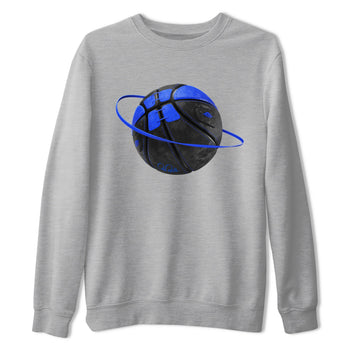Air Jordan 1 Royal Reimagined shirt to match jordans Basketball Planet sneaker tees AJ1 OG HIGH Royal Reimagined SNRT Sneaker Release Tees Unisex Heather Grey 2 T-Shirt