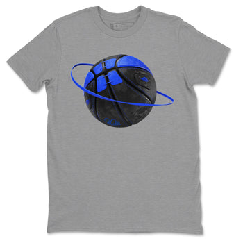 Air Jordan 1 Royal Reimagined shirt to match jordans Basketball Planet sneaker tees AJ1 OG HIGH Royal Reimagined SNRT Sneaker Release Tees Unisex Heather Grey 2 T-Shirt
