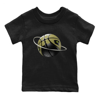 Air Jordan 1 Travis Scott Golf shirt to match jordans Basketball Planet sneaker tees AJ1 lowTravis Scott Golf SNRT Sneaker Release Tees Baby Toddler Black 2 T-Shirt