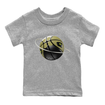 Air Jordan 1 Travis Scott Golf shirt to match jordans Basketball Planet sneaker tees AJ1 lowTravis Scott Golf SNRT Sneaker Release Tees Baby Toddler Heather Grey 2 T-Shirt