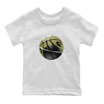 Air Jordan 1 Travis Scott Golf shirt to match jordans Basketball Planet sneaker tees AJ1 lowTravis Scott Golf SNRT Sneaker Release Tees Baby Toddler White 2 T-Shirt