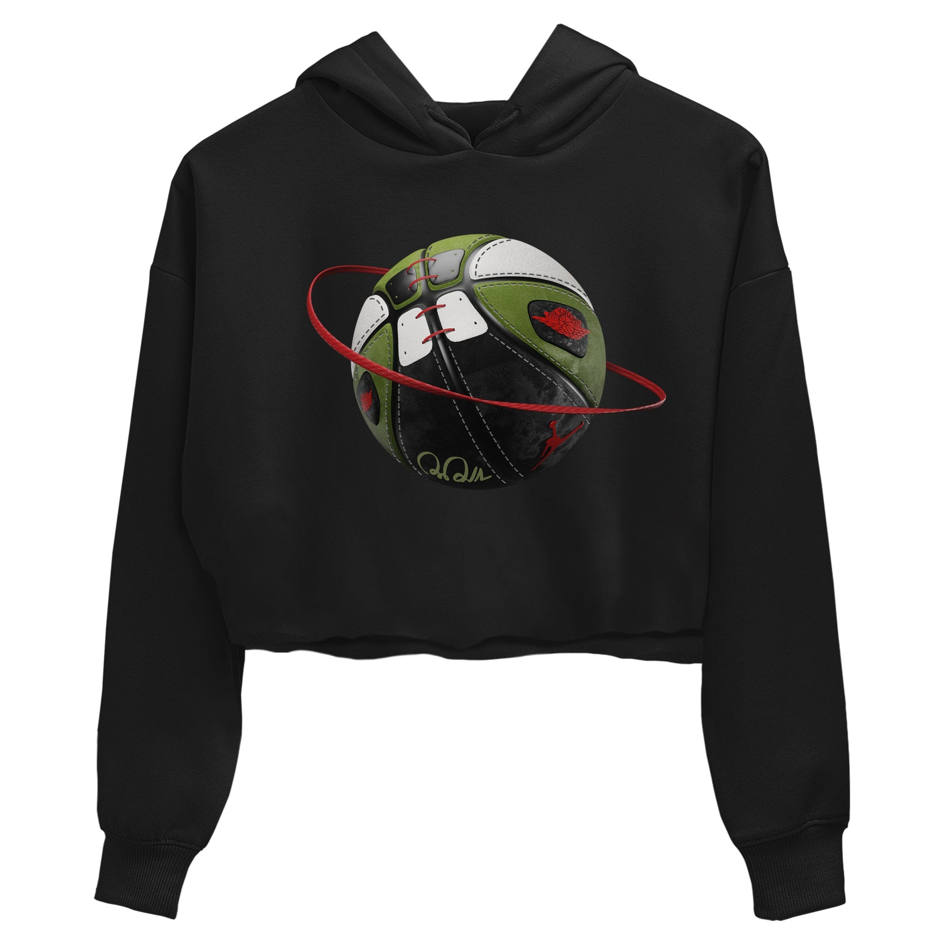 Air Jordan 1 Travis Scott Olive Sneaker Match Tees Basketball Planet Sneaker Tees AJ1 OG Travis Scott Olive Sneaker Release Tees Women's Shirts Black 2