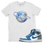 Jordan 1 True Blue Sneaker Match Tees Basketball Planet Sneaker Tees Jordan 1 True Blue Sneaker Release Tees Unisex Shirts