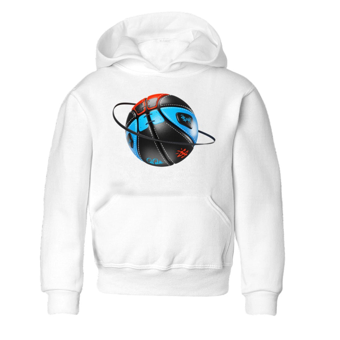Air Jordan 1 UNC to Chicago Sneaker Match Tees Basketball Planet Sneaker Tees AJ1 UNC to Chicago Sneaker Release Tees Kids Shirts White 2