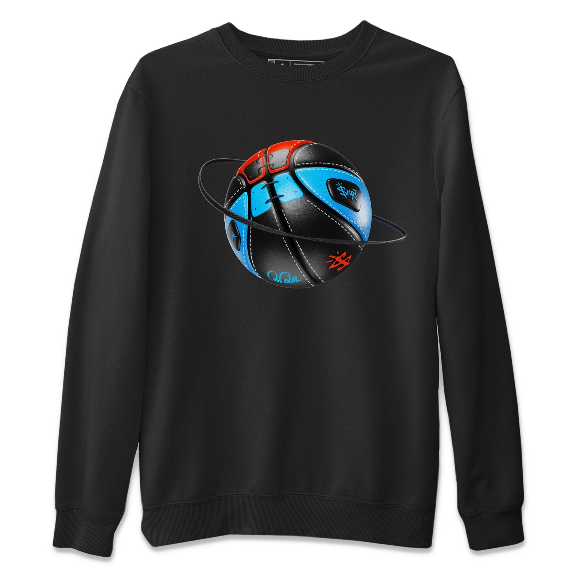 Air Jordan 1 UNC to Chicago Sneaker Match Tees Basketball Planet Sneaker Tees AJ1 UNC to Chicago Sneaker Release Tees Unisex Shirts Black 2