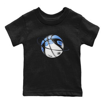 Air Jordan 1 Retro High OG UNC Toe Shirt to match Jordans Basketball Planet Sneaker Tees 1s UNC Toe SNRT Sneaker Release Tees Kids and Baby Tees Black 2