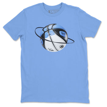 Air Jordan 1 Retro High OG UNC Toe Shirt to match Jordans Basketball Planet Sneaker Tees 1s UNC Toe SNRT Sneaker Release Tees Crew Neck T-Shirts Carolina Blue 2