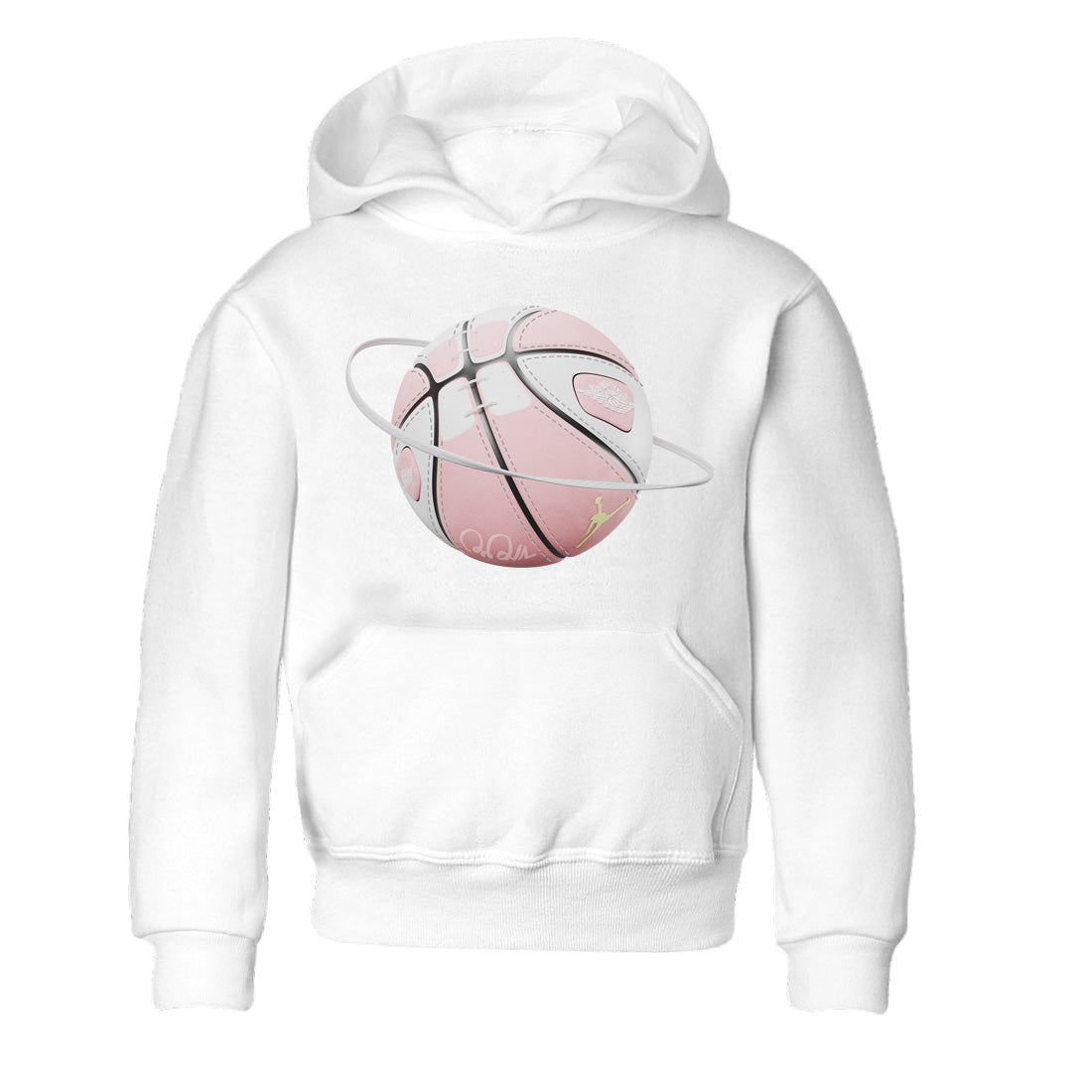 AJ1 Retro High OG Washed Pink Sneaker Match Tees Basketball Planet Sneaker Tees AJ1 Retro High OG Washed Pink Sneaker Release Tees Kids Shirts White 2