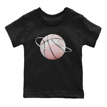 AJ1 Retro High OG Washed Pink Sneaker Match Tees Basketball Planet Sneaker Tees AJ1 Retro High OG Washed Pink Sneaker Release Tees Kids Shirts Black 2