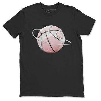 AJ1 Retro High OG Washed Pink Sneaker Match Tees Basketball Planet Sneaker Tees AJ1 Retro High OG Washed Pink Sneaker Release Tees Unisex Shirts Black 2
