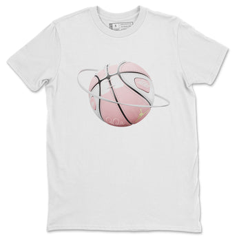 AJ1 Retro High OG Washed Pink Sneaker Match Tees Basketball Planet Sneaker Tees AJ1 Retro High OG Washed Pink Sneaker Release Tees Unisex Shirts White 2