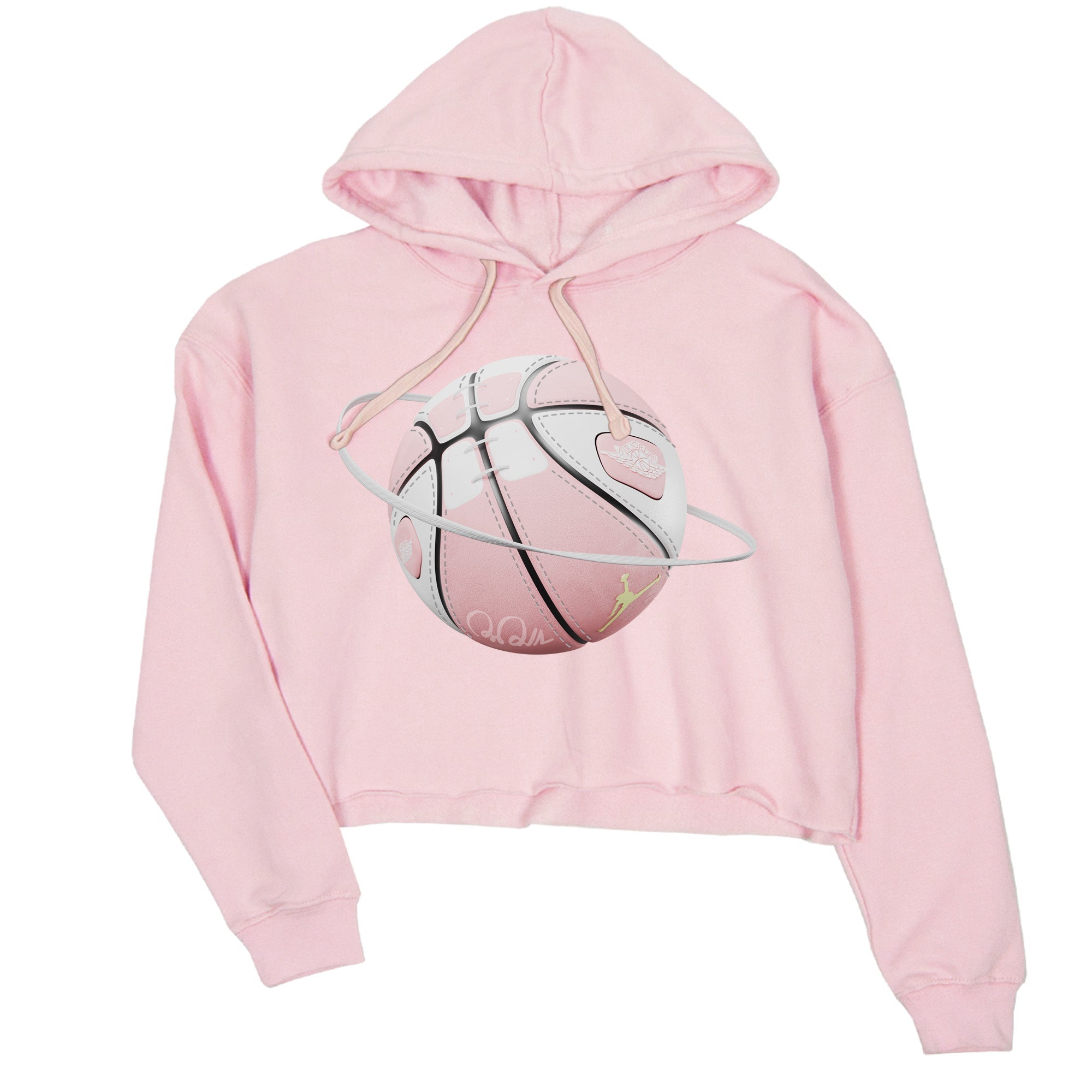 AJ1 Retro High OG Washed Pink Sneaker Match Tees Basketball Planet Sneaker Tees AJ1 Retro High OG Washed Pink Sneaker Release Tees Women's Shirts Pink 2