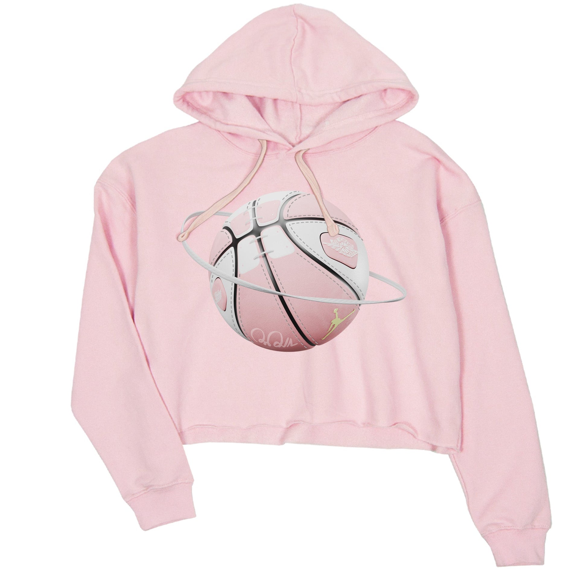 AJ1 Retro High OG Washed Pink Sneaker Match Tees Basketball Planet Sneaker Tees AJ1 Retro High OG Washed Pink Sneaker Release Tees Women's Shirts Pink 2