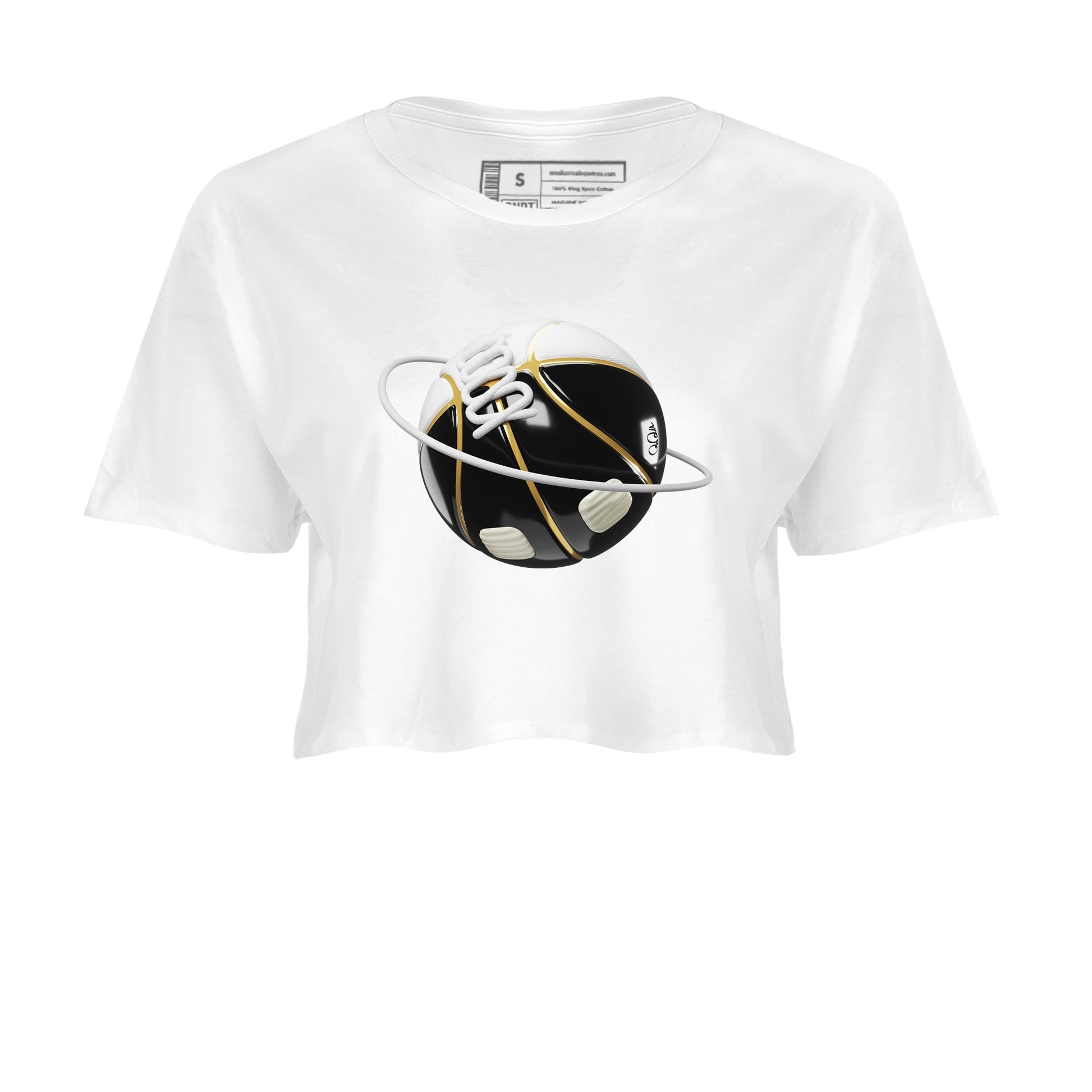 Air Jordan 11 Gratitude shirt to match jordans Basketball Planet sneaker tees AJ11 Gratitude SNRT Sneaker Release Tees White 2 Crop T-Shirt