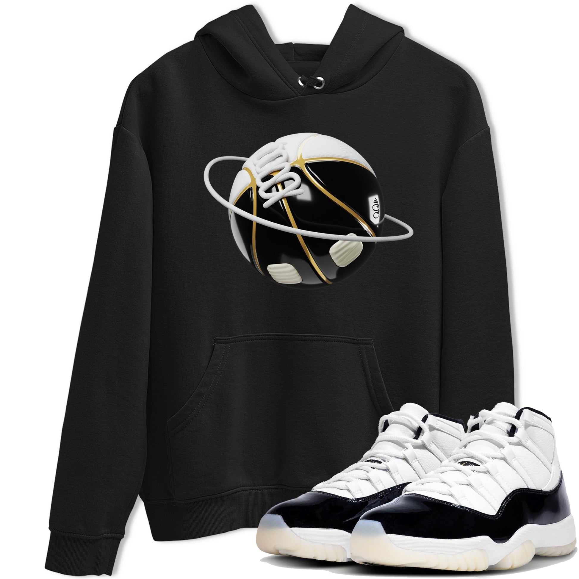 Air Jordan 11 Gratitude shirt to match jordans Basketball Planet sneaker tees AJ11 Gratitude SNRT Sneaker Release Tees Unisex Black 1 T-Shirt